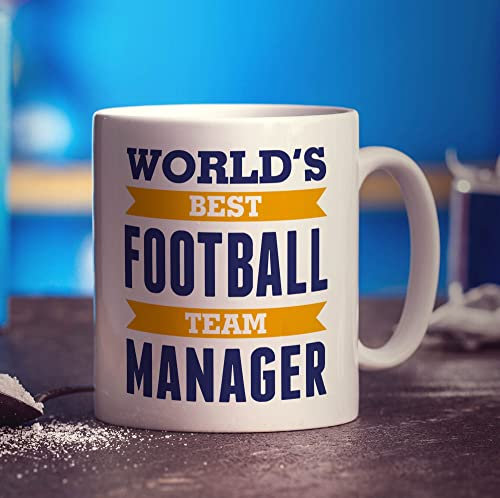 Printster World's Best Football Team Manager Mug - 11oz Ceramic Cup