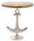 Riess Ambiente Maritimer Design Beistelltisch 50cm Seven SEAS mit Mangoholzplatte Tisch Wohnzimmertisch Massivholz
