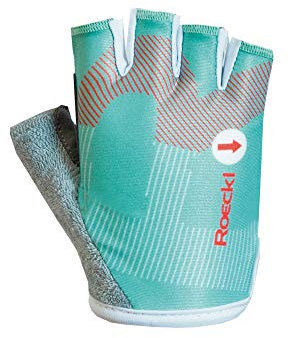 Roeckl Teo Kids Kinder Fahrrad Handschuhe kurz türkis grün 2022: Größe: 4