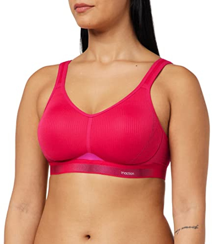 Triumph Women's Triaction Cardio Flow P EX, Racerback sports bra, Cerise, 32B