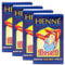 Hennedrog - Henna Masria feurigrot 4er Pack - Haarfärbemittel auf pflanzlicher Basis in rot 4 x 85 g