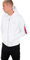 Alpha Industries Herren Back Print Zip Hoodie Kapuzenpullover, White, L
