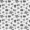 11,99€/m 300x160cm Totenkopf Pirat 100% Baumwolle Baumwollstoff Kinder Meterware Handwerken Nähen Stoff (Totenkopf Weiß Schwarz, 300x160cm (11,99€/m))