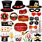 Qpout Las Vegas Casino Photo Booth Requisiten Lustiges DIY Poker Thema Selfie Requisiten Kit Für Nachtparty Dekoration Party bevorzugt 25 Stück