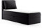 Boxspringbett Egro Mini mit Bettkasten und Kissen - Einzelbett mit Bonell-Matratze und Topper, Polsterbett, Bett, Schlafzimmer (Schwarz (Kronos 07), 100 x 200 cm)