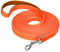 IOKHEIRA Trainingsleine für Hunde, wasserdichte Hundeleine mit Gepolstertem Griff 5m/10m/15m/20m, PVC-Hundeleine mit Starkem Rückruf für Hunde, Tracking & Camping (15M, Orange)