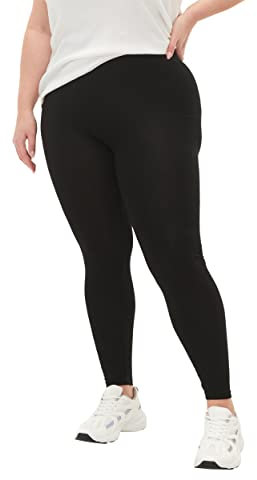 Zizzi Große Größen Damen Viskoseleggings Gr Gr L Black