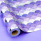 MAYPLUSS Wendbare Geschenkpapierrolle – Mini-Rolle – 44 cm x 90 cm – lila Meerjungfrau mit Glitzer-Metallfolien-Design (47,3 m²)
