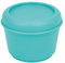 MILAN® Recipiente para alimentos redondo 0.25l turquesa, serie SUNSET