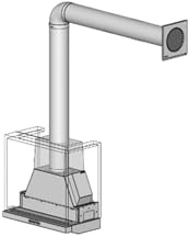 Berbel 1090078 Abluft-Set ECO I - Rund 125 bT