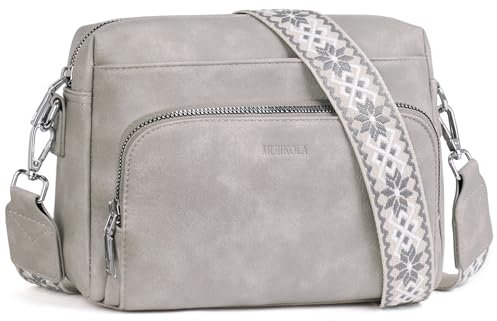MUIIKOLA Umhängetasche Damen,Crossbody Bag Klein,Damen-umhängetaschen PU Leder mit Verstelbaar Schultergurt
