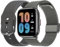 ECHO Rainbow Nano - Montre Connectée Homme AMOLED 1.83'' Gris - Appel Bluetooth/sans Fil & Capteurs Santé - Modes Sport avec Coach - 2 Bracelets Métal & Gomme - Mini, légère & étanche - Android/iOS