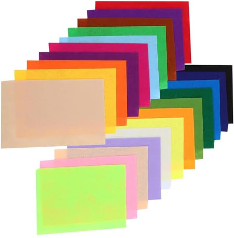 VICASKY 22stücke Teiliges Bunte Filzplatten Für Diy Handwerk Quilting Nähen Patchwork Robust Vielseitig Für Blumen Püschel Dekoration Junge Mädchen Kreativ