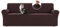 BellaHills Wasserdicht Sofabezug Übergröße 3 Sitzer (215-250cm), Stretch Sofa Cover, Elastischer Sofa Cover Mit Armlehnen, Katze Couch Überwurf, Braun