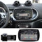 Auto Radio Autospieler GPS Navi Navigation Carplay/Android Autoradio 9 Zoll HD-Touchscreen, für Smart Forfour 4 Schrägheck 453/Fortwo II Cabriolet Coupe 453(Mit passender Nummernschild-Lichtkamera)