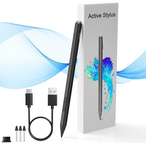 Stylet USI 2.0 pour Chromebook - Tablette Amazon Fire Max 11/Google Pixel, Stylet USI 2.0 Stylet magnétique et à Chargement Rapide USB-C pour Lenovo/Acer/HP, Lenovo Chromebook Duet