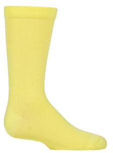 SockShop Kids’ Bamboo Socks, Comfort Cuff, Hand Linked Toes, Plain Bright Solid Striped, Soft,Breathable, 1 Pair Pack