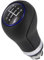 Recambo Schaltknauf 5 Gang passend für VW Fox 2005-2011, Lupo 1998-2005, Plug & Play, Auto Schalthebel, schwarz - blau