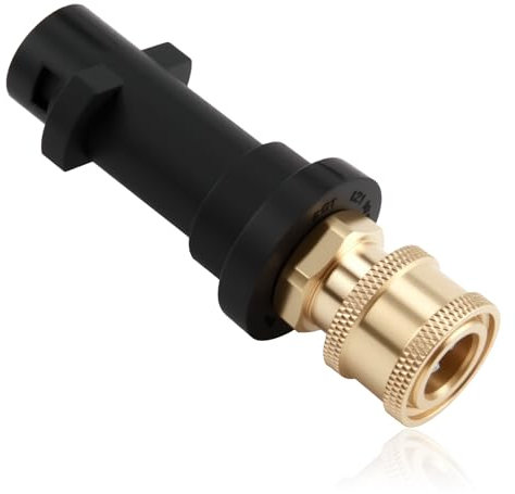 Adaptador de Pistola para Lavadora a presión con conexión Hembra de conexión rápida de 1/4'' Compatible con Kärcher lavadoras de Alta presión K Series K2, K3, K4, K5, K6, K7