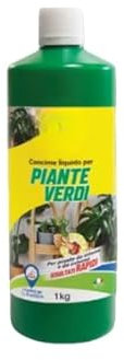 Concime Liquido Universale 1kg – 3 Tipologie: Piante Verdi, Fiorite e Uso Generale – Crescita Rapida – Fertilizzante in Bottiglia (Piante Verdi)