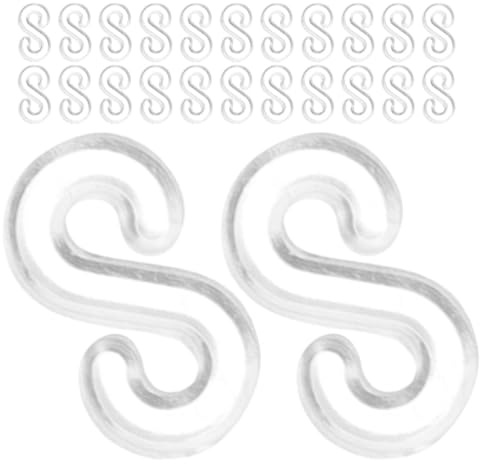 S-förmige Kunststoff S-clips für Armbänder, 1000 Stück