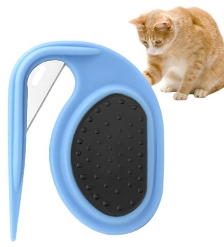 Feline Entwirrungsklinge – Professioneller Entfilzungspicker für | Metallzähne, Zupfstab mit komfortablem Griff, Haarrechen | Spezialisiertes Hundefriseur-Angebot zum Entfernen der zähen, verf
