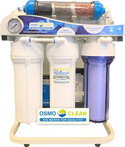 Osmoseanlage Umkehrosmose 500 GPD Gesundheitsanlage mineralisierend + vitalisierend + basisch/gesundes Wasser Trinken/kostenlose Vormontage!