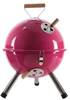 Zeus Party barbecues a Forma di Sfera Fuxia con Coperchio