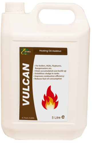 HYDRA VULCAN Heating oil additive, 5L treats up to 25,000 litres, additive for kerosene, additive for heating oil, heating oil for home additive, additive for kerosene