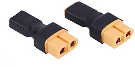 Cuque Adaptateur Connecteur RC Drone, 5 x 2 Types de Prise de convertisseur de Batterie XT60 to XT30 Adaptateur de connecteur de Drone RC Adaptateur de connecteur(XT30 Male to XT60 Female)