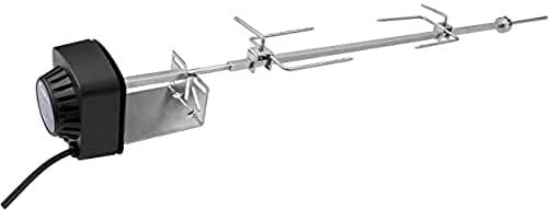 HOME It® XXL Drehspieß für Gasgrill mit Motor - Extra Langer Grillspieß mit Motor Universal (1010mm) - Premium Spiessdreher Gasgrill für 3-5 Brenner