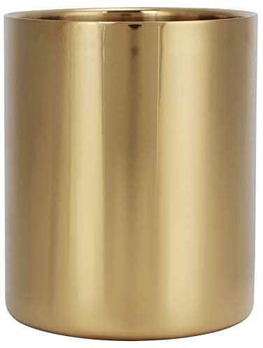 Pot à crayons multifonction pour pot à bougie - Plateau de table pour bureau - Doré