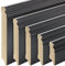 Sockelleiste MDF schwarz foliert Hamburger Berliner Profil 60mm
