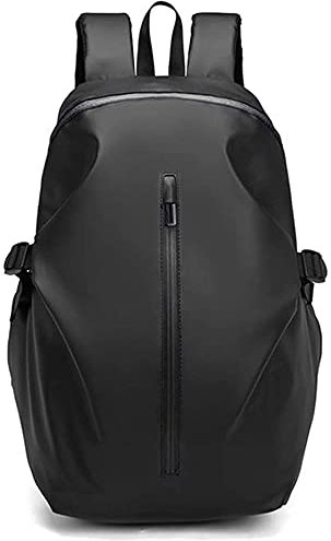 Motorrad-Rucksack, wasserdichte Tasche, Softshell-Rucksack, PVC/1680D Oxford Reitrucksack, schwarz, Schwarz