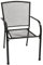 Gartensessel 2er-Set mit Armlehnen Streckmetall Dunkelgrau Garten Terrasse Neu