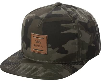 RVCA Mens Snapback Hats - VA All The Way Snapback (Camo, One Size)