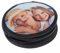 Ocadeau Porte Monnaie Rond personnalisé avec Une Photo – Porte Monnaie Textile Rond avec Photo imprimée – Porte Monnaie avec Fermeture éclair Personnalisable