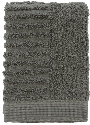 Zone Denmark Classic Waschlappen/kleines Handtuch, 100% Baumwolle, 30 x 30 cm, Olive Green (Grün)