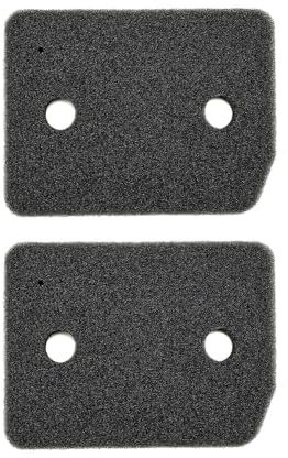 Trade-Shop - 2 filtri in spugna compatibili con Miele TED455WP TSD443WP TWD360WP TSD363WP TCB150WP TWB140WP TEB155WP TSB143WP