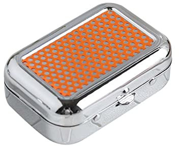 Uposao Tragbarer Aschenbecher Mini Mobiler Aschenbecher Für Draußen, Metall Aschenbecher, Reiseaschenbecher, Quadratischer Metall-Aschenbecher Für Camping, Rauchen Im Innen-Oder Außenbereich