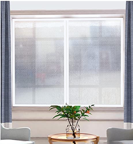 sgxxkj123 Fenster Isolierfolie Thermo Cover, PVC Fenster Isolierung Fenster Isolierung,Kälteschutzfolie Fenster,Für Tür Magnet Thermo Türvorhang für Balkontür Wohnzimmer (W*H:60x100cm/24X39in)