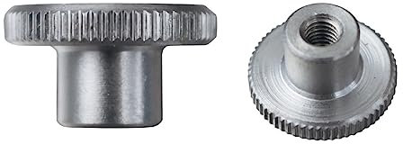 Rändelmutter hohe Form DIN466 M6 Edelstahl V2A 10 Stk.
