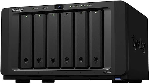 Synology DS1621+ Solución NAS de escritorio de 6 bahías de 72 TB instalada con 6 unidades Seagate HAT3300 de 12 TB