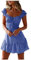 EODJXIO Vestito Frange Oro Vestitino Sexy Hot Gonna Vestiti Cerimonia Donna Estivi Vestito Frange Bianco Crop Top Donna Elegante Rosa Bluse Donna Estive Curvy Vestito di Raso Corto