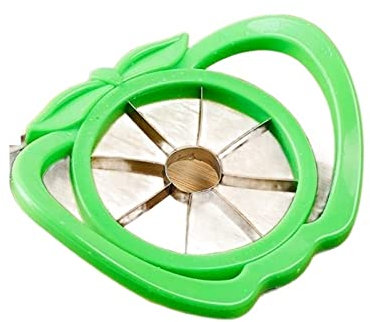 WIPPWER Pelador de Verduras Hoja de Cortador de Manzanas Práctico Suministro de Cocina Forma de Manzana Cortador de Frutas Cocina Pelador de Manzanas Pelador de Colores aleatorios