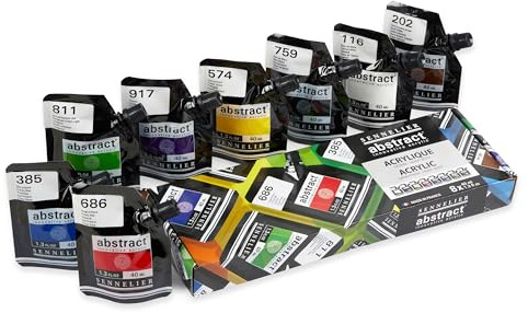 SENNELIER SET ABSTRACT 8X40ML