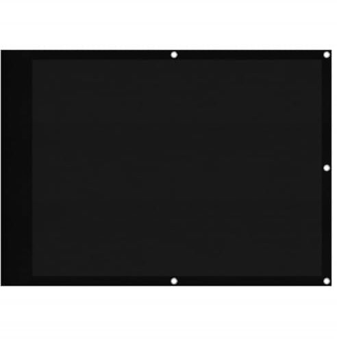 vidaXL Balkon Sichtschutz, Balkonbespannung mit Ösen Seil, Wasserfeste Balkonabdeckung, Balkonverkleidung für Balkon Terrasse, 75x700cm Schwarz 100% Polyester-Oxford