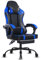 HOTOSYCH Sedia Gaming Ergonomica, Poltrona Gaming con Schienale Regolabile, Sedia da Gamer con Poggiatesta e Supporto Lombare, Sedia Gamer in Pelle Sedia Gaming con Poggiapiedi (Cuscino piatto, Blu)