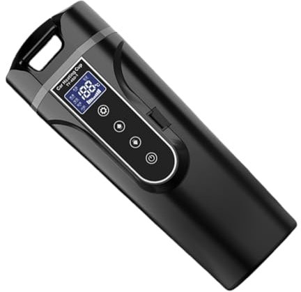 Fiorky Taza de agua eléctrica de 12 V/24 V con control de temperatura Hervidor de calefacción inteligente Taza calentada automáticamente Suministros para vehículos