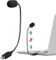 PALADOU Mini USB Microphone for Laptop, External Desktop Computer Small Mic, Condenser Portable Mic with Gooseneck & Mute Button, Compatible with PC and Mac, Plug & Play, for Meeting, Call Voice